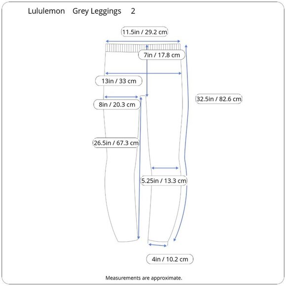 Lululemon Soft Stretchy Heather Grey Leggings Pocket 2 - Picture 11 of 12